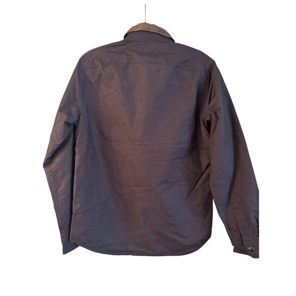 J.Crew British Millerain Army Brown Military Waxed Cotton Jacket Men’s Size S - Picture 4 of 5